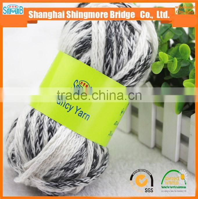 China tube yarn supplier hot wholesale fashion hollow yarn for knitting with factory price
