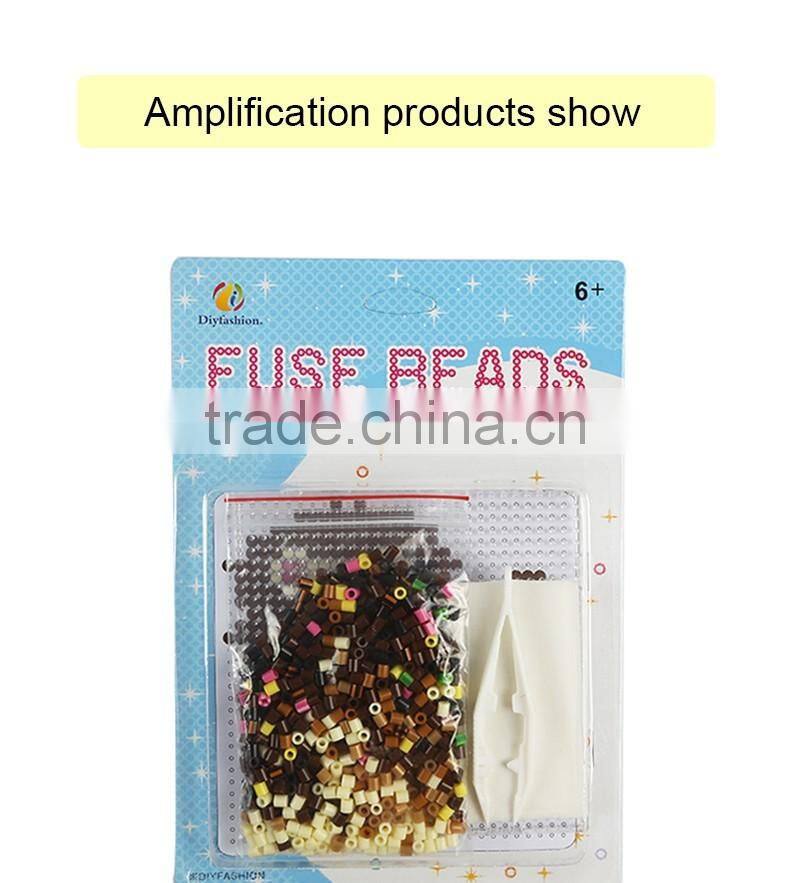 2017 Hot selling lion DIY education plastic hama fuse beads toys