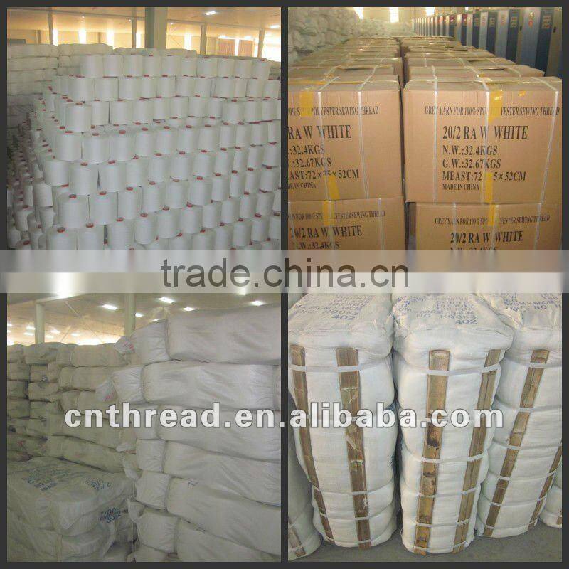 raw white 100 pct polyester sewing thread on paper cone manufacturer