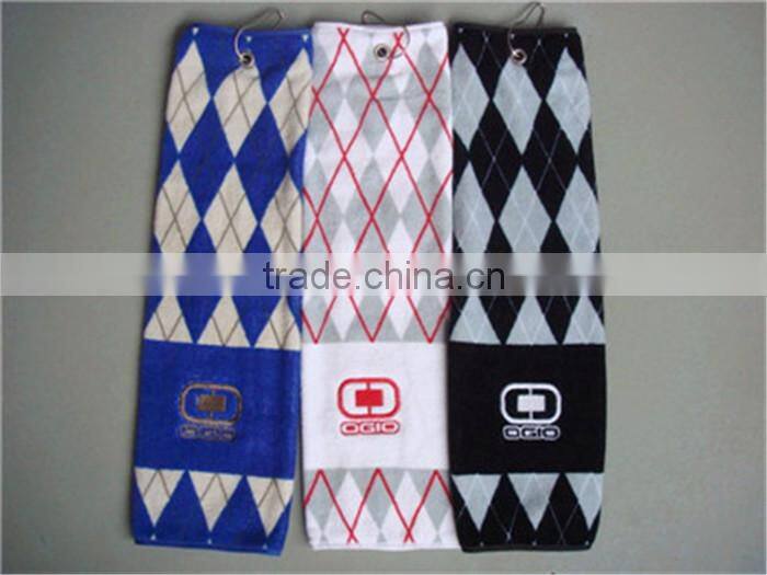 100 cotton soft wholesale golf towel