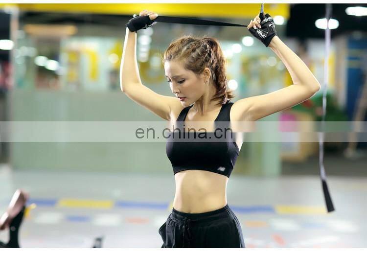 Fast Delivery In Stock Women Underwear Plain Blue Cotton Women's Sports Bra