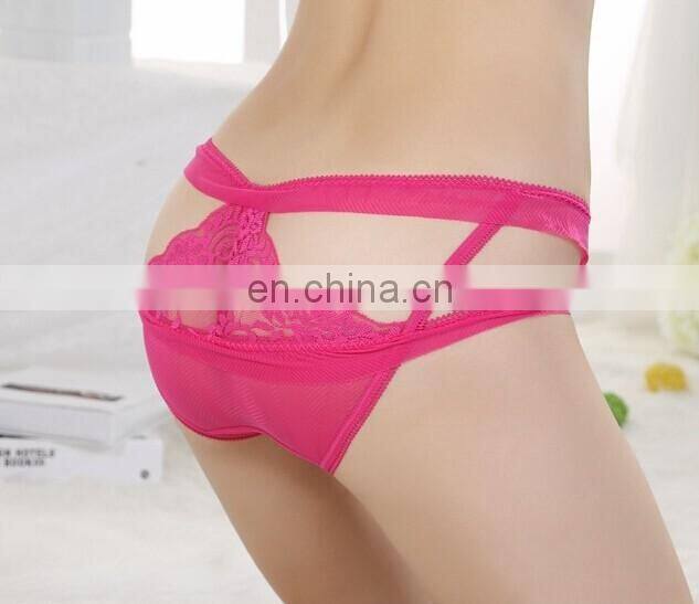 New Arrival Adult Sexy Lingerie Lace See Through Short Panties First Night Temptation Lace Thongs For Women
