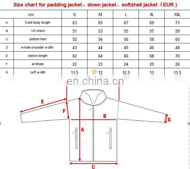 cheap popular windproof waterproof warm latest design adults popular sportswear jacket brand names