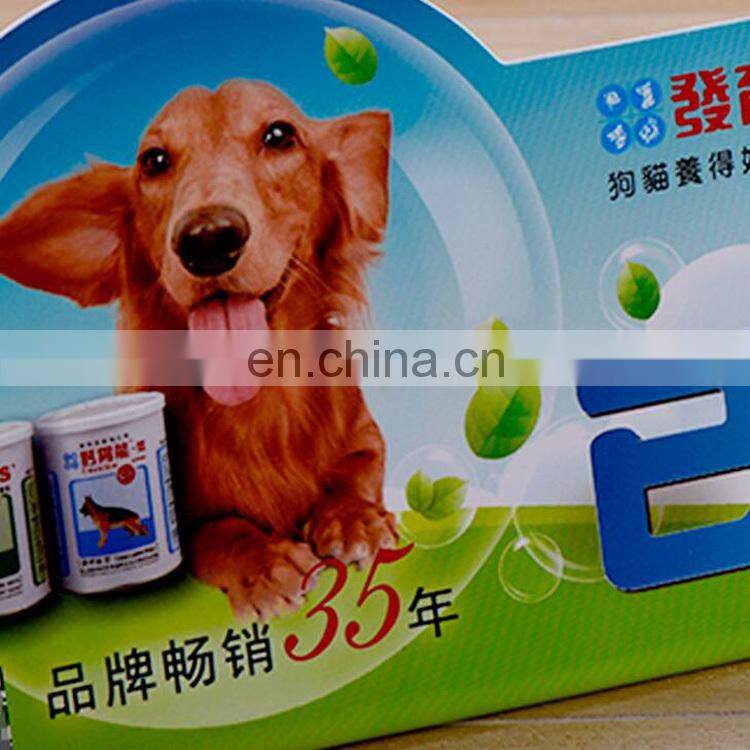 Trusted factory supplier Plastic acrylic stand up card customized printing pvc advertisement card