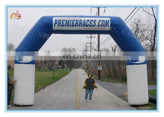 Customized inflatable finish line arch for sport race,outdoor running inflatable archways for advertising to sale