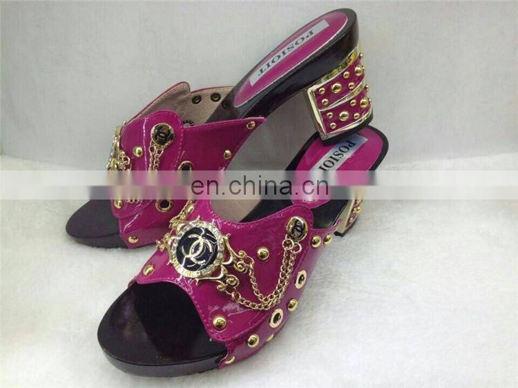 brand shoes and sandals(MD089) wholesale women slippers