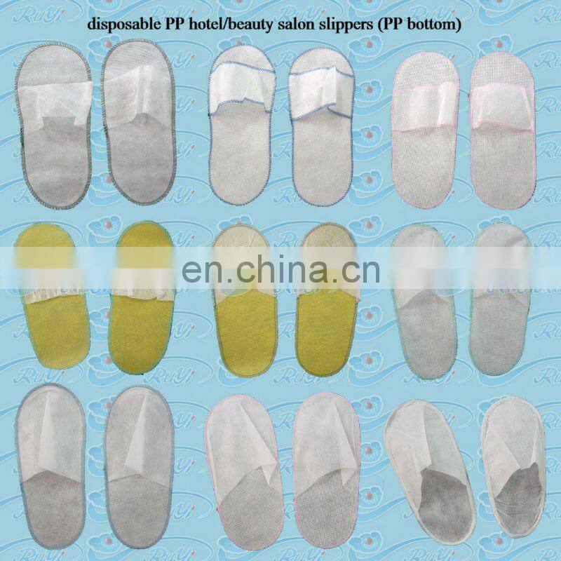 towelling flip flop slippers / terry cloth thong slipper
