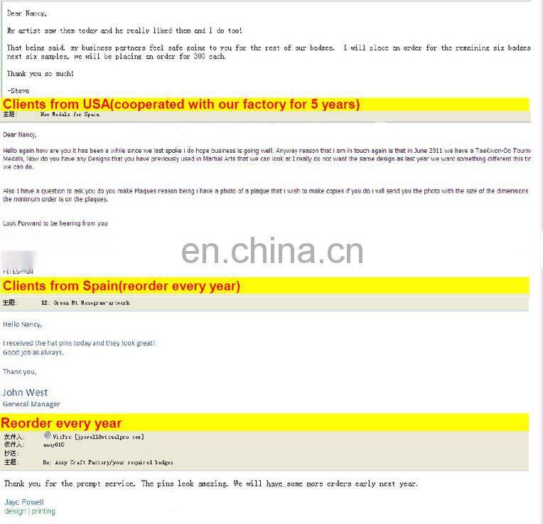 round bookmark head UAE falcon logo engraved paper clip