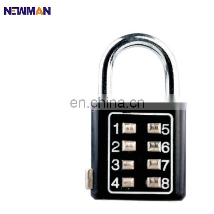 NEWMAN CP8030 Security Luggage Suitcase 4 Digit Button Combination Lock, Travel Combination Padlock