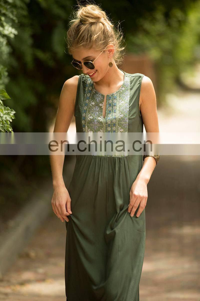 Beach Robe Wrap Dress Swimwear Women Cover Up Bikinis Female 2019 Dresses Pareo New Shenzhen Army Green Man Cotton Embroidered