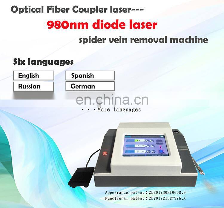 Best 980nm Diode Laser Vascular Spider Vein Removal Machine for Sale