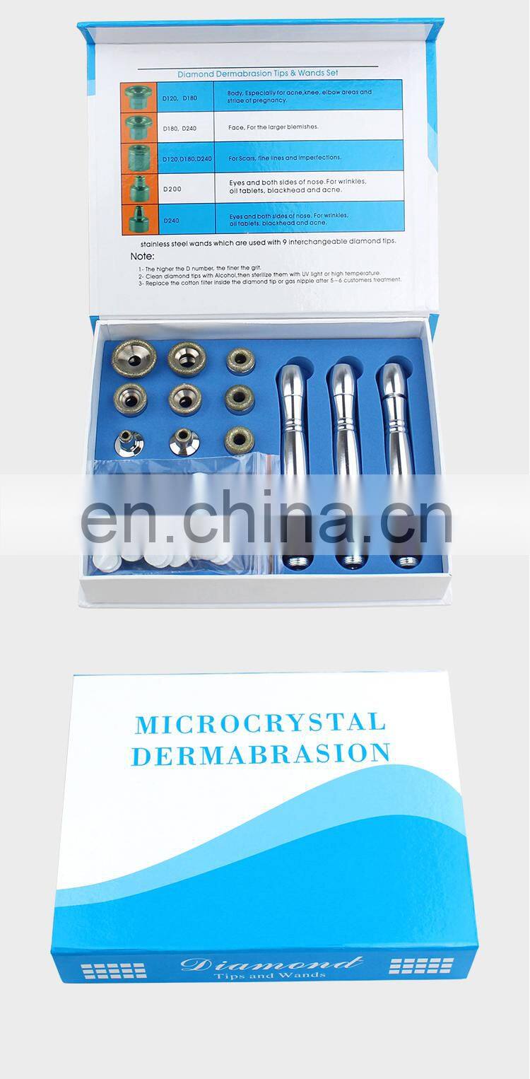 2021 For home use 3 in 1 Mini Diamond Microdermabrasion Dermabrasion Facial Skin Peel device