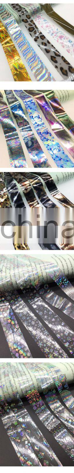 factory brand LOGO transfer foil Nail foil for nail art sticker for the nail art decoration LOGO FOIL