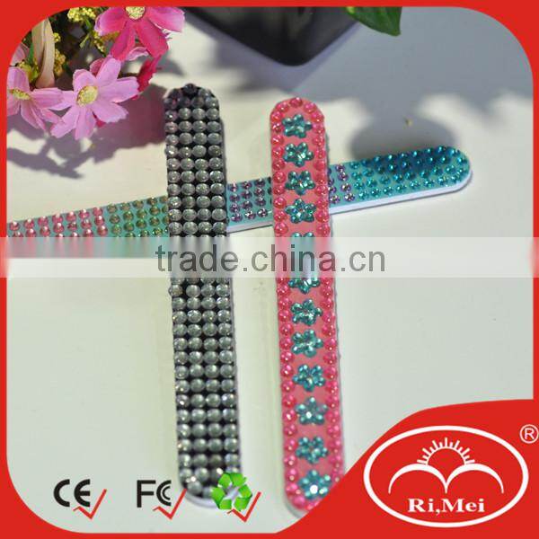 manicure&pedicure sets/cheap big foot file for giftware/diamond-studded