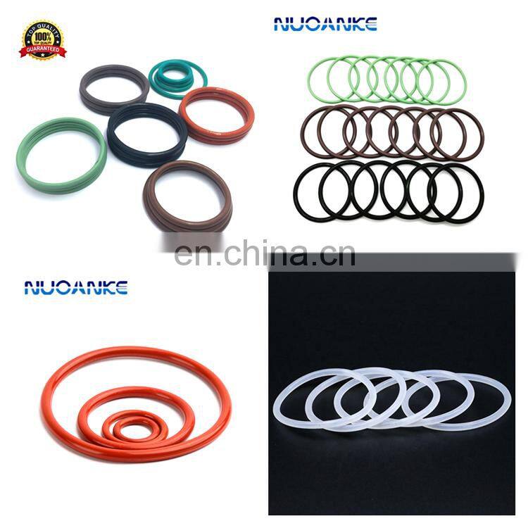 AS568 Standard Rubber Seal O Ring NBR FKM EPDM Silicone ORing Black Green Brown Red Rubber O-Ring Seals
