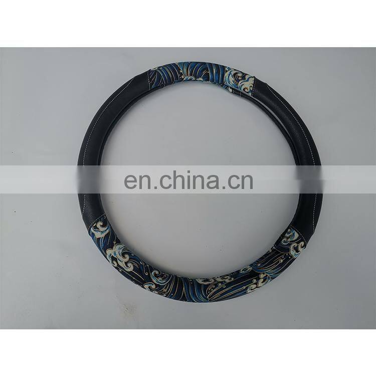 Car accessories with decorative steering wheel cover, steering wheel plastic cover, non-slip steering wheel handle cover