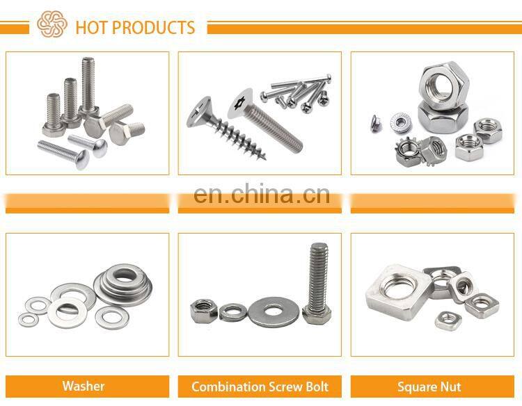 Iron And Steel Screws Bolts Nuts Washers Standard Fasteners Combination Socket Head Cap Screw With Washer