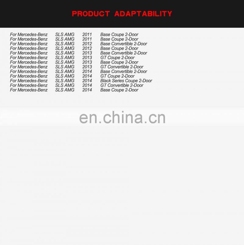Real Manufacturer Hot Carbon fiber spoiler wings for Mercedes Benz SLS AMG 2010-2014