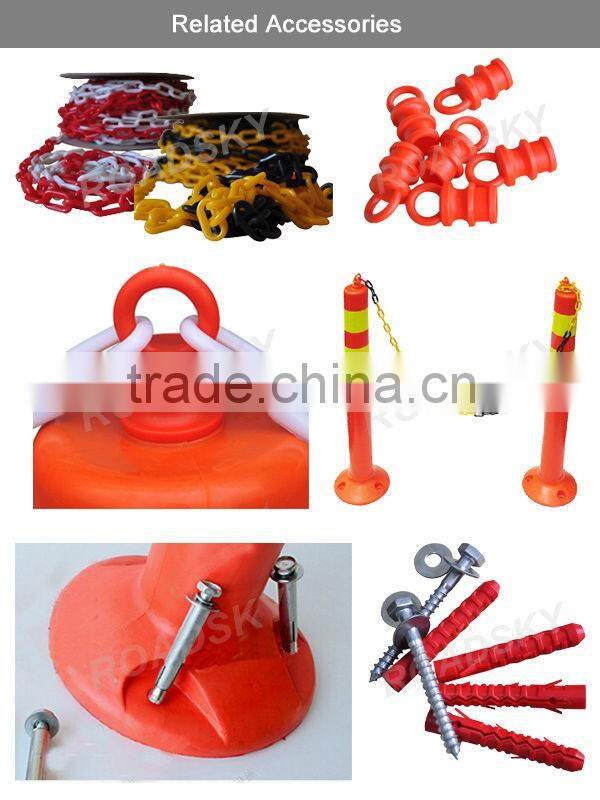 Driveway Construction Safety High Brightness Flexible Delineator Post