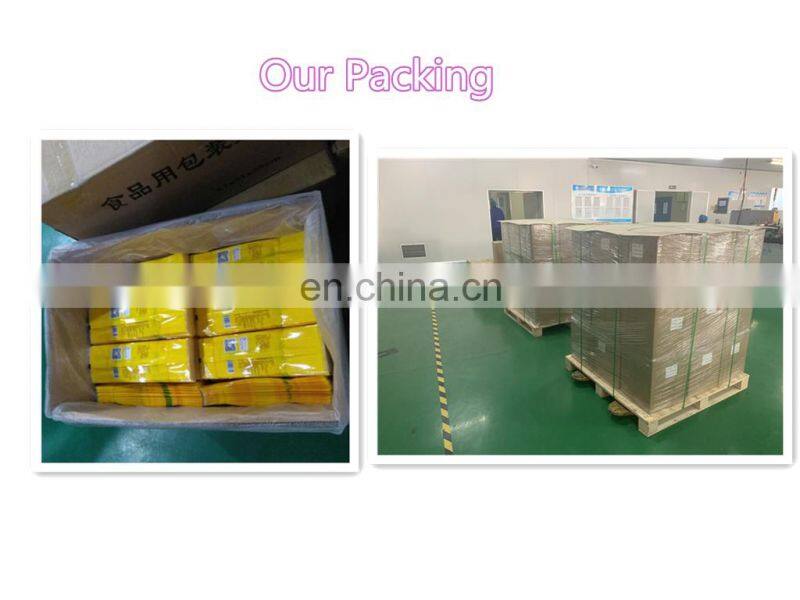 China gold supplier printed stand up dog food packaging mylar bags custom window with resealable zipper