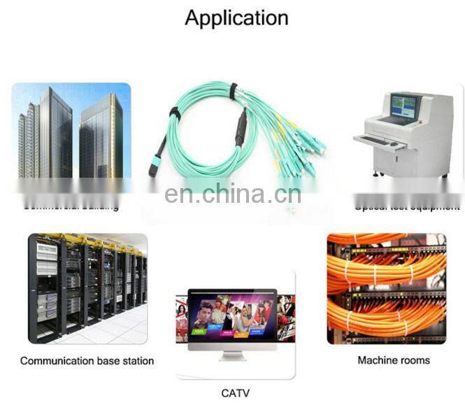 SC/UPC SC/APC 12 cores fiber optic pigtail fiber optical equipment