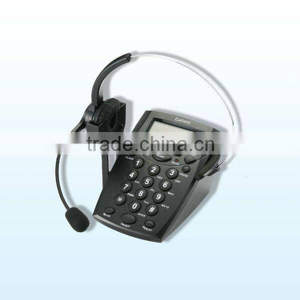 Office caller ID display headset phone for Business