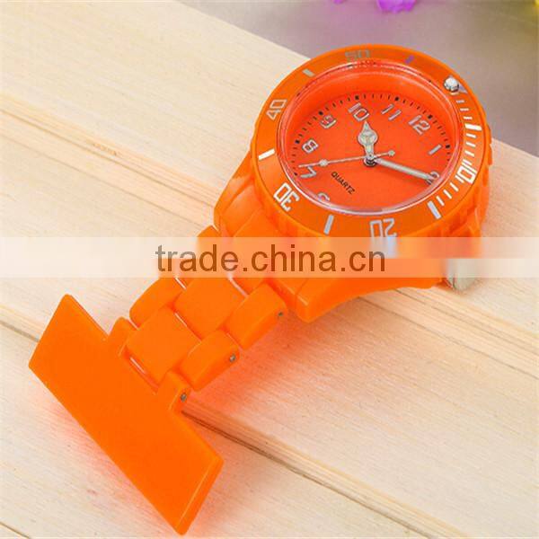 China factory silicone nurse watch