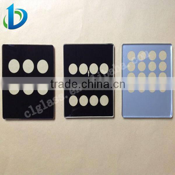 switch transparent glassglass touch panel dimmer light switch