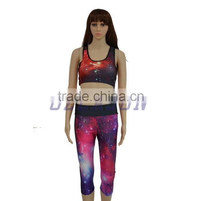 Newest style Women yoga capris pants , great stretch Women yoga/fitness clothing