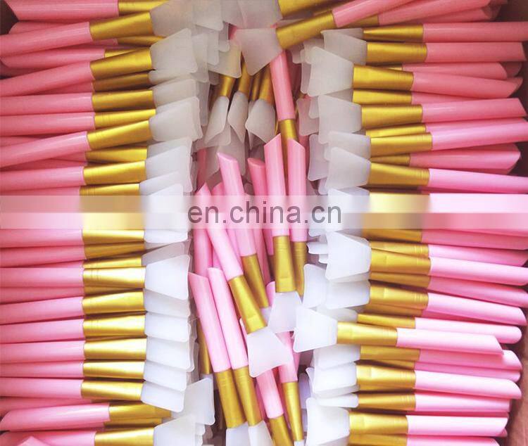 High quality Facial flat mask brush private label silicone beauty tools cosmetic brushes Mud Mask makeup Brush