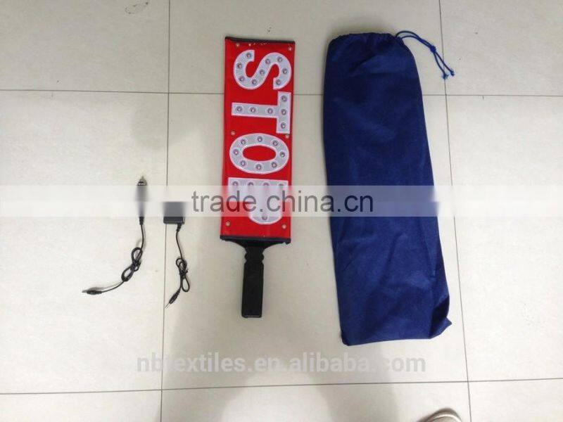 Handhold LED traffic warning sign