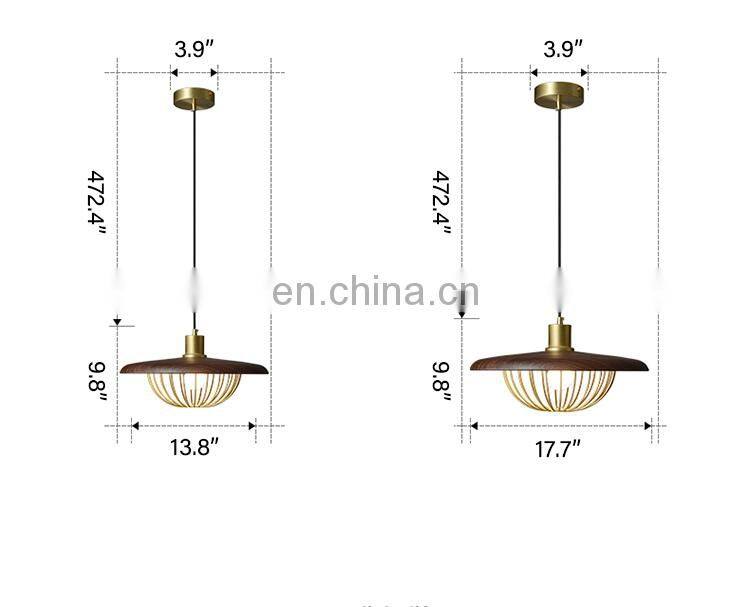 Modern 1 Head Chandelier Nordic Wood Pendant Light