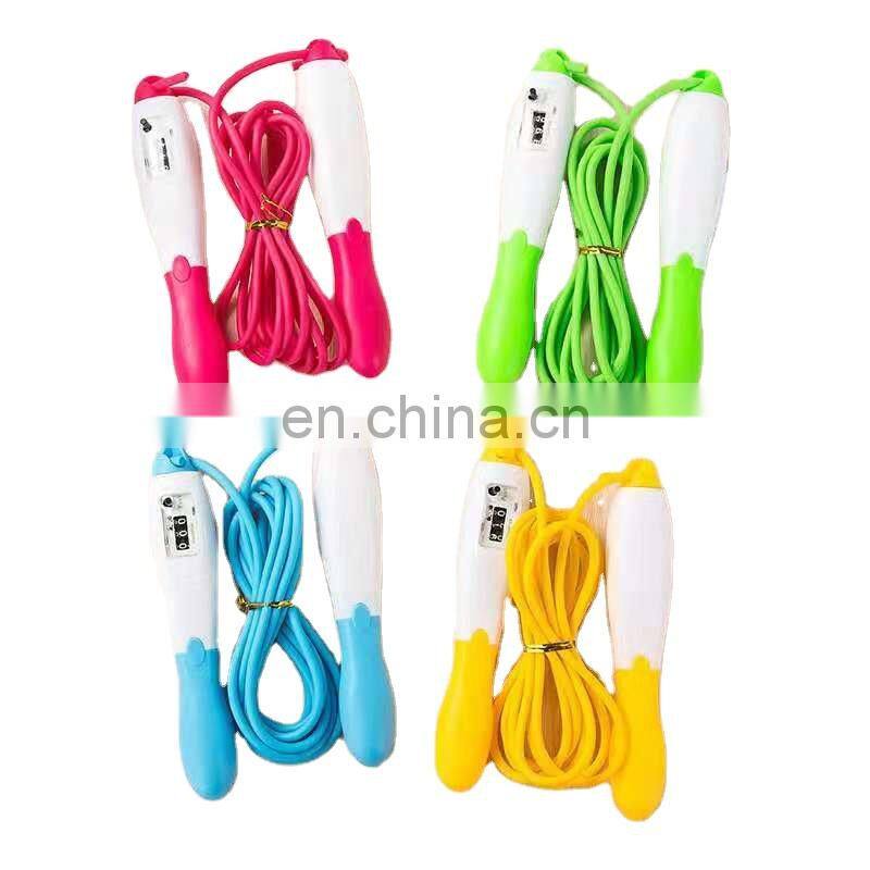 High Quality Fitness Workout Weighted Handle PVC Coated Steel Wire Adjustable Speed Skipping Rope Jump Rope