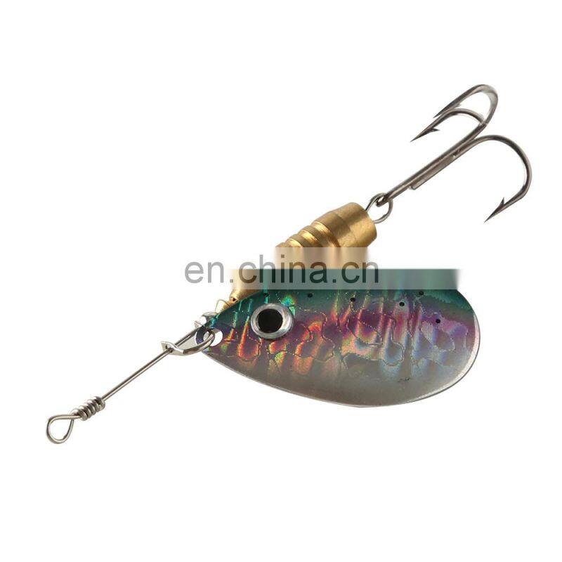 JOHNCOO Fishing Lure Spinner Bait Copper Spoon 5.6g 10g 14g Metal Bait Isca Artificial Pesca Hard Bait Fishing Tackle