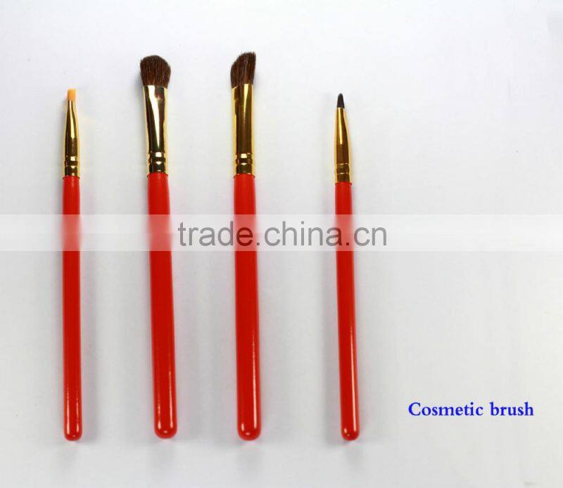 colorful handle face used makeup brush gift set 7pcs