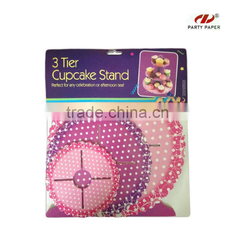 Pretty Paper Cake Cup Stand