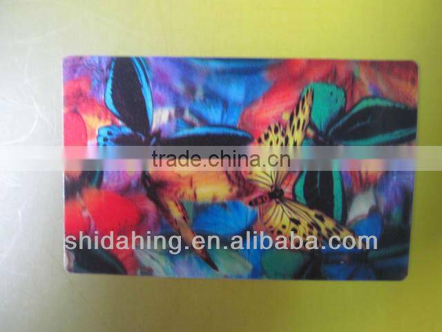 custom greeting card with 3d effect