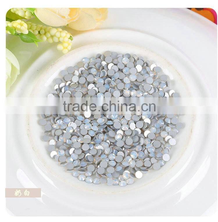 Colored Hot Fix Rhinestone For Clothing,Flatback Loose Iron On Rhinestone Light Blue Jewelry Findings Charms