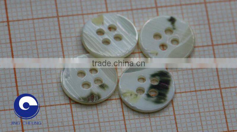 custom carving natural trocas shell button for shirt