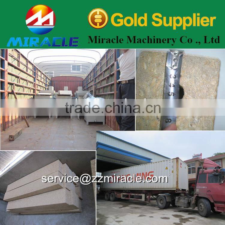 Hot press waste wood pallet block making machine for pallet processing line