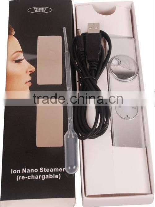 facial moisturizing steamer and ion handheld beauty device
