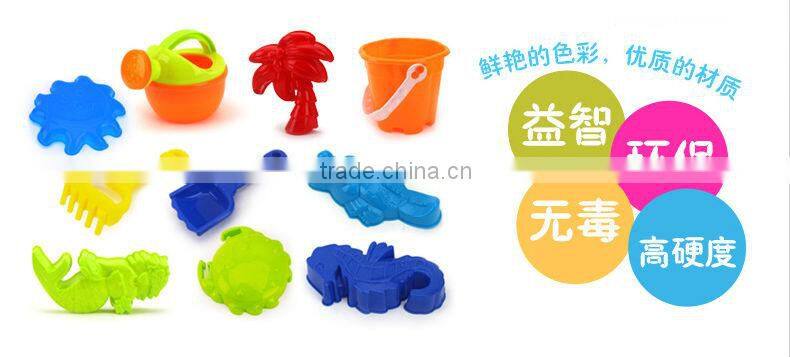 Summer Toy Kids Beach Buckets Mini Sand Beach Toys 10 PCS/Set