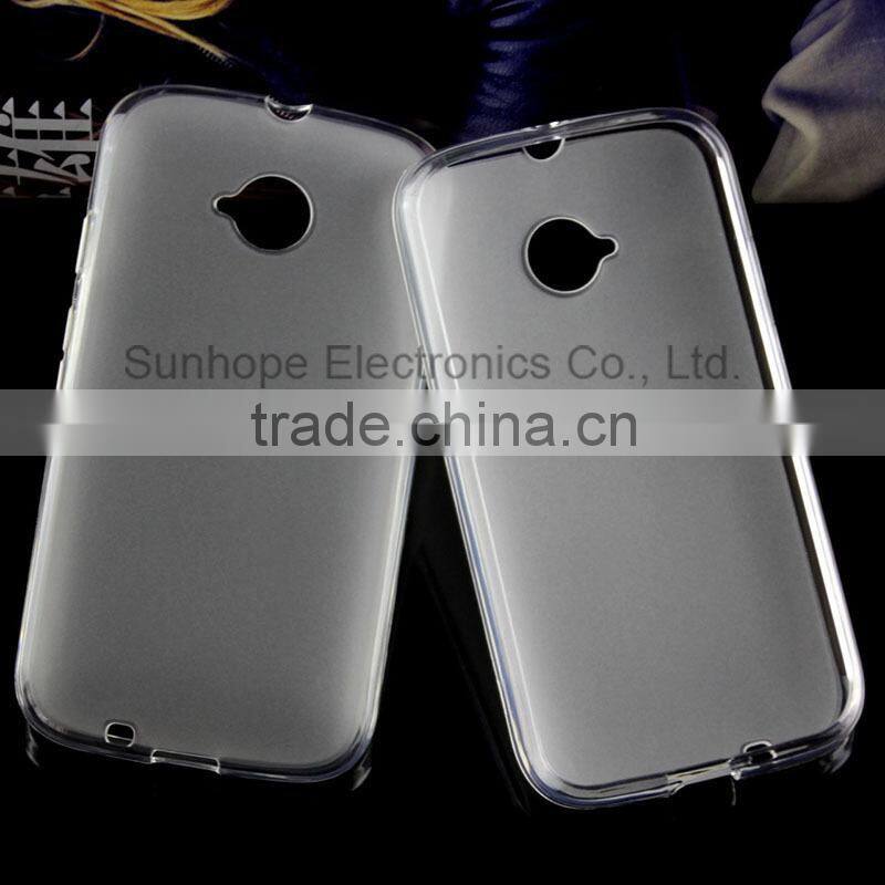 Matte TPU covers for MOTO E LTE case