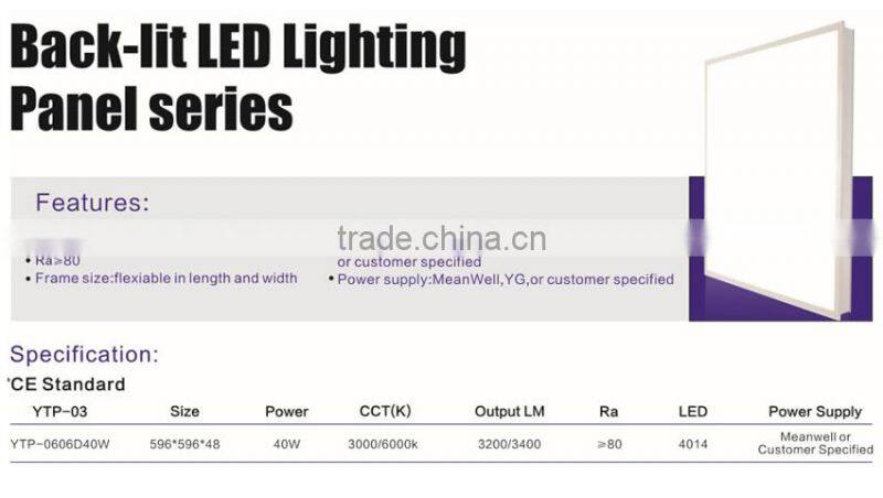 UL approval 1x4ft 5630smd surface mounted led ceiling light