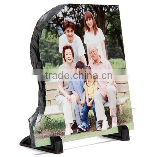 DIY sublimation printing rock photo frame