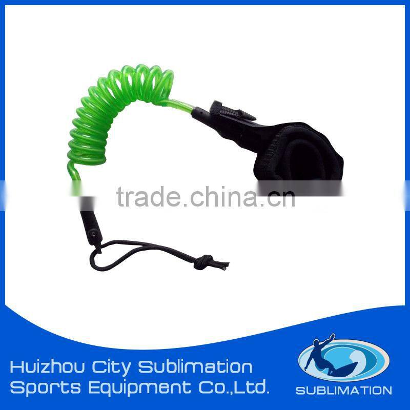 Assorted Color Safety Surf Leashes, Leg Rope With Brass/ Stainless Steel Swivel/Silk Printing Gard, Leg Strap