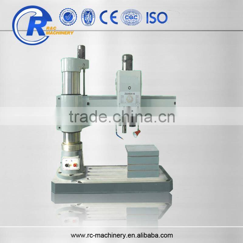 manual for radial drilling machine