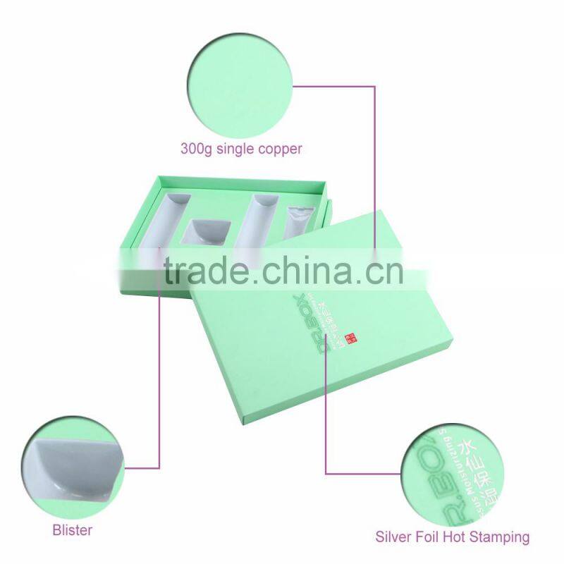 China producer color printing cosmetic sample packaging