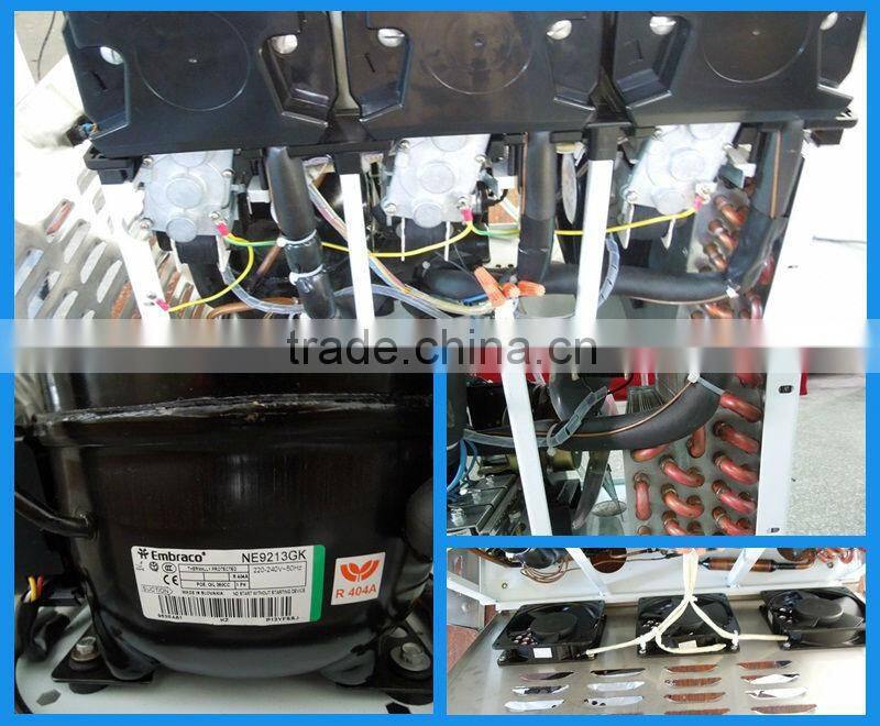 factory direct selling how to use an ice cream machine with water cooling