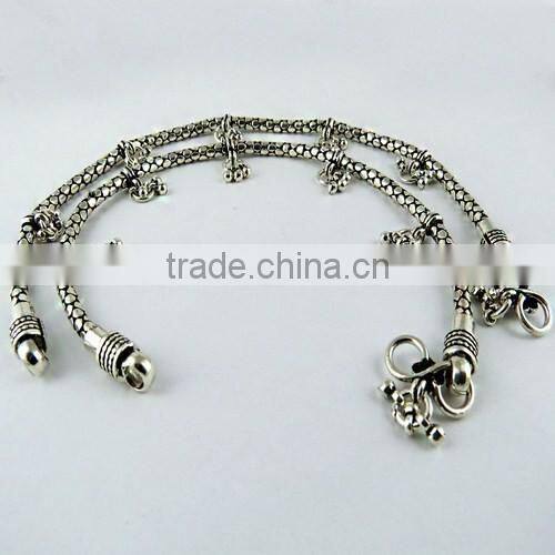 Fantastic !! Oxidized Plain 925 Sterling Silver Anklet, Fine Silver Jewelry, Online, Sale Silver Jewelry